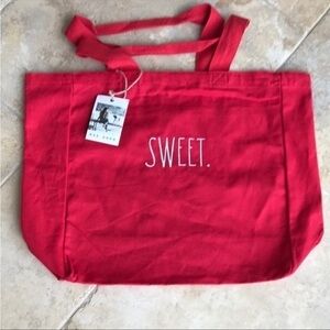 Rae Dunn - 2/$40  ‘Sweet’ Canvas Tote. NWT